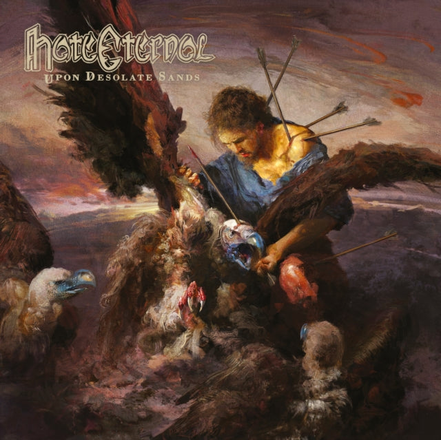 Hate Eternal - Upon Desolate Sands (Transparent Blue With Red Splatters Vinyl) (Vinyl) (US Import)
