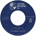 Womack Sisters - If You Want Me B/W I Just Don't Want You (To Say Goodbye) (Vinyl Single) (US Import)