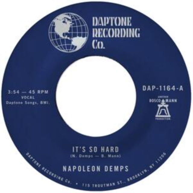 Napoleon Demps - It's So Hard B/W It's So Hard (Part Two) (Vinyl Single) (US Import)