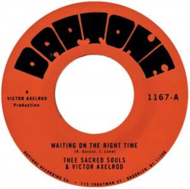 Thee Sacred Souls - Waiting On The Right Time B/W Waiting #2 (Vinyl Single) (US Import)