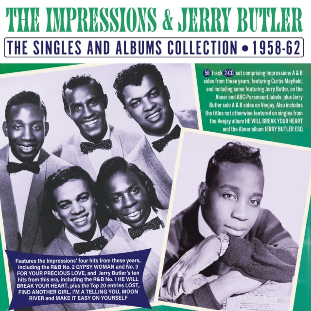 Impressions & Jerry Butler - Singles & Albums Collection 1958-62 (CD)
