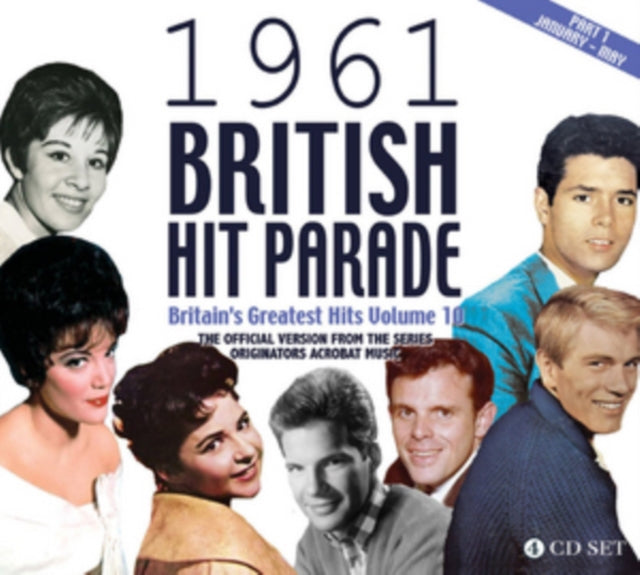 Various Artists - British Hit Parade 1961 Part 1 4CD (CD)