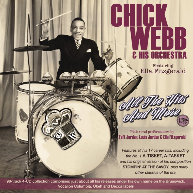 Chick Webb & His Orchestra - All The Hits & More 1929-39 (4CD) (CD)