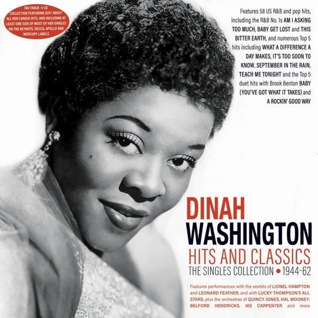 Dinah Washington - Hits & Classics: The Singles Collection 1944-62 (4CD) (CD)