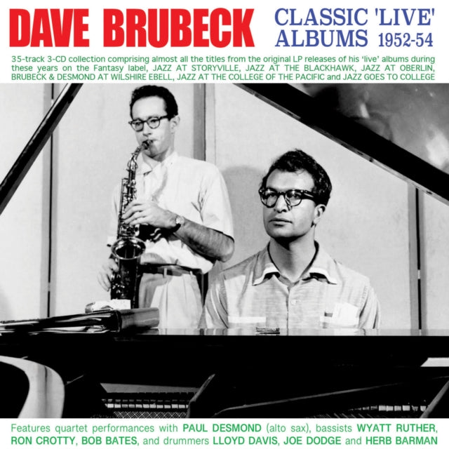 Dave Brubeck - Classic Live Albums 1952-54 (3CD) (CD)