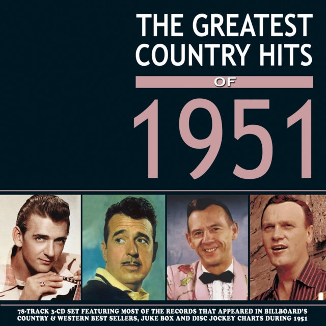 Various Artists - Greatest Country Hits Of 1951 (4CD) (CD)