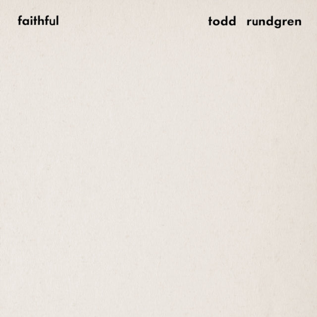 Todd Rundgren - Faithful (2LP/Clear Gold Vinyl/Premium Sound Edition/Gatefold) (Vinyl) (US Import)