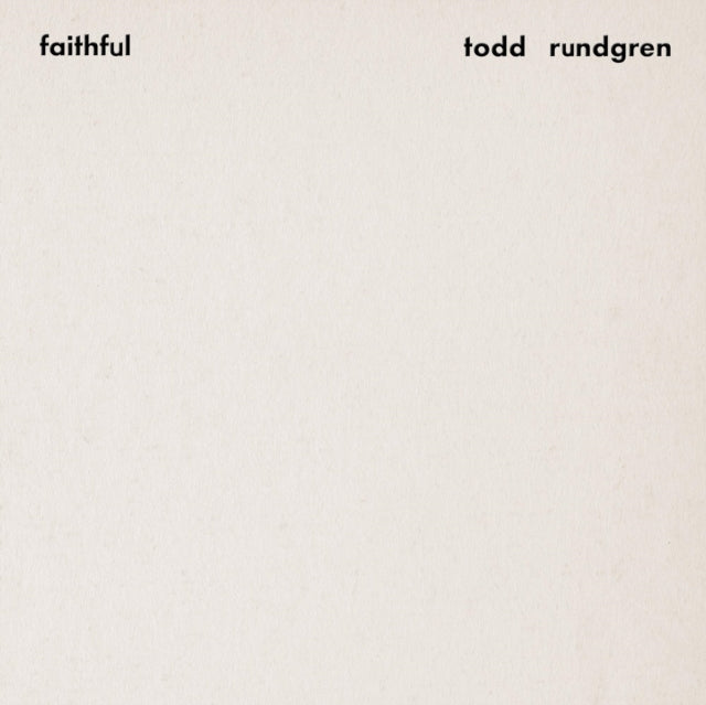 Todd Rundgren - Faithful (2LP/Gold Vinyl) (Vinyl) (US Import)