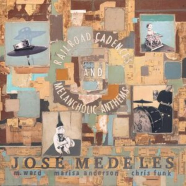 Medeles,Jose W/ M. Ward; Marisa Anderson & Chris Funk - Railroad Cadences & Melancholic Anthems (Clear W/ Black Smoke Vinyl) (Vinyl) (US Import)