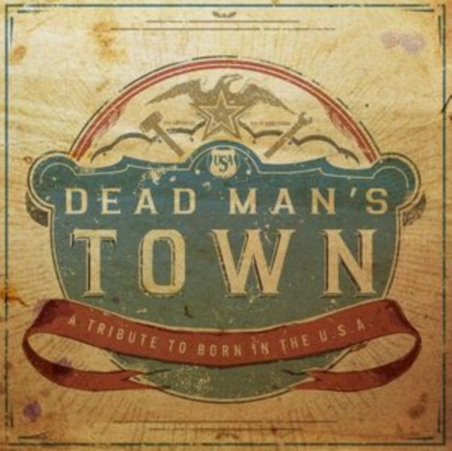 Various Artists - Dead Man's Town: A Tribute To Born In The U.S.A (Red, White & Blue Vinyl) (Vinyl) (US Import)