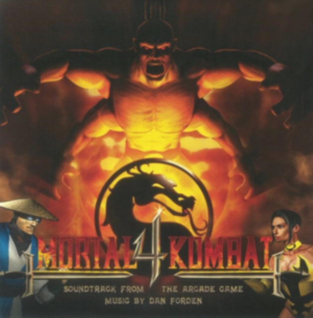 Dan Forden - Mortal Kombat MK 4 (Orange, Yellow & Black Splatter On Clear Vinyl) (Vinyl) (US Import)
