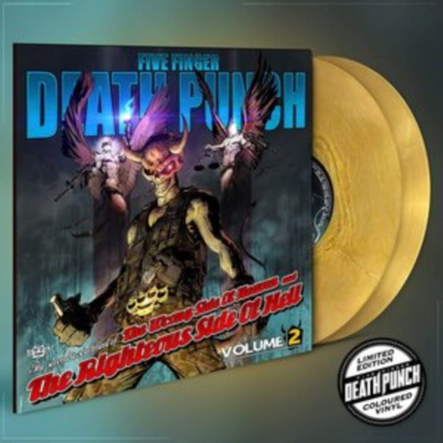 Five Finger Death Punch - Wrong Side Of Heaven & The Righteous Side Of Hell VOL.2 (2LP/Gold Vinyl) (Vinyl) (US Import)
