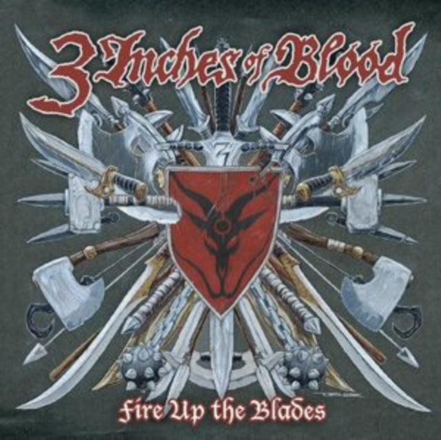 3 Inches Of Blood - Fire Up The Blades (Expanded) (Crimson Fire Vinyl/2LP) (Vinyl) (US Import)