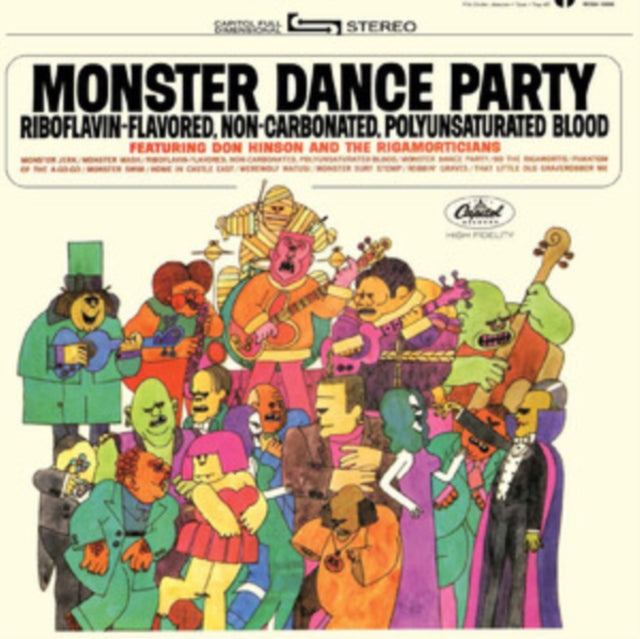 Hinson,Don & The Rigamorticians - Monster Dance Party (Orange & Black Pumpkin Splatter Vinyl) (Vinyl) (US Import)