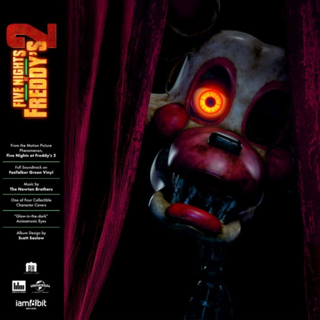 Various Artists - Five Nights At Freddy's 2 OST (Curtain Red Vinyl) (Vinyl) (US Import)