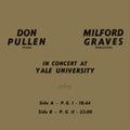 Graves,Milford; Don Pullen - In Concert At Yale University (Vinyl) (US Import)