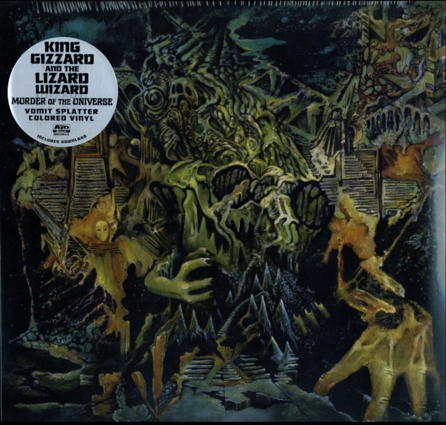 King Gizzard & The Lizard Wizard - Murder Of The Universe (Transparent Green W/Mustard Yelow Splatter Vinyl) (Vinyl) (US Import)