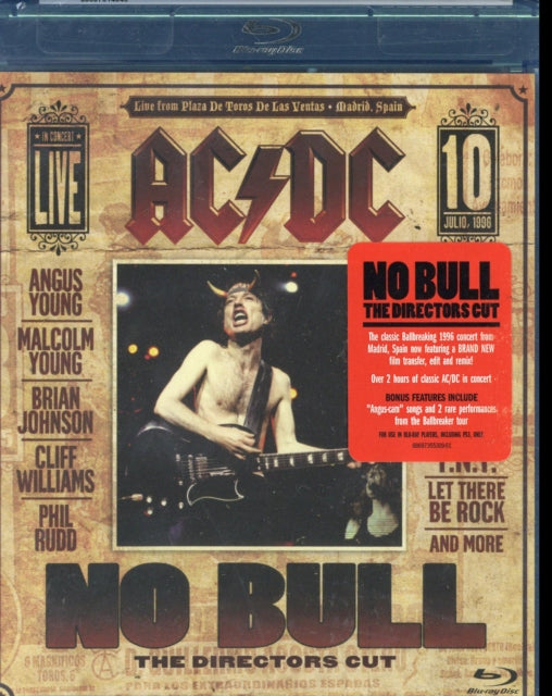 AC/DC - No Bull: Directors Cut (Blu-ray) (Region A US Import)
