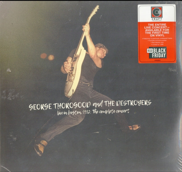 Thorogood,George & The Destroyers - Live In Boston 1982: Complete Concert (Red Marble Vinyl/4LP) (I) (Vinyl) (US Import)