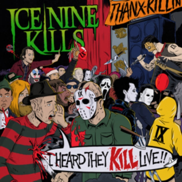 Ice Nine Kills - I Heard They Kill Live (2LP/Neon Green Marble Vinyl) (Vinyl) (US Import)