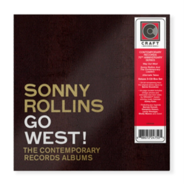 Sonny Rollins - Go West!: The Contemporary Records Albums (3CD Boxset) (CD)