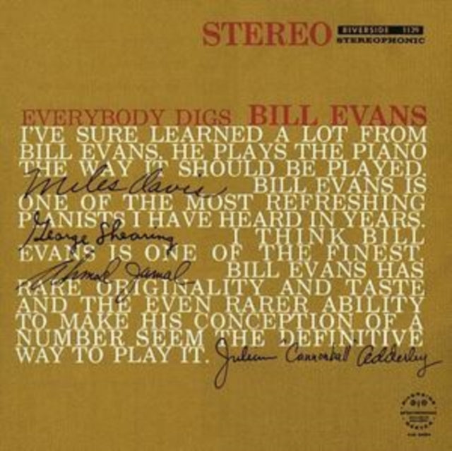 Bill Evans - Everybody Digs Bill Evans (CD)