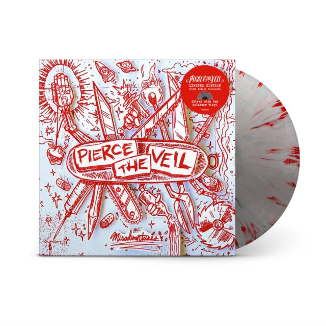 Pierce The Veil - Misadventures (Silver With Red Splatter Vinyl) (Vinyl) (US Import)