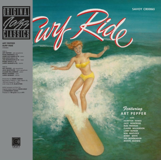 Art Pepper - Surf Ride (Original Jazz Classics Series) (180g) (Vinyl) (US Import)