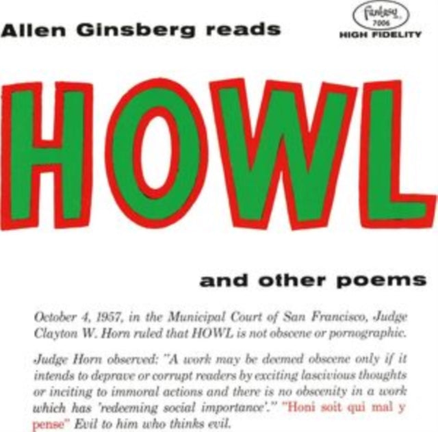 Allen Ginsberg - Howl & Other Poems (X) (Green Blend Eco-Mix Vinyl) (Vinyl) (US Import)