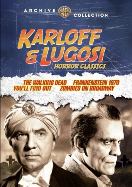 Karloff & Lugosi Horror Classics (DVD) (Region 1 US Import)