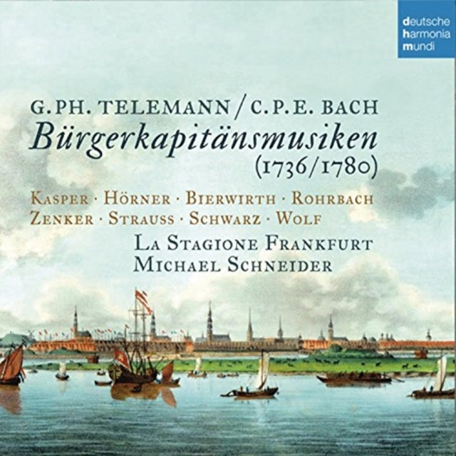 Schneider / La Stagione - Telemann & C.P.E. Bach: Burgerkapitansmusiken (CD)