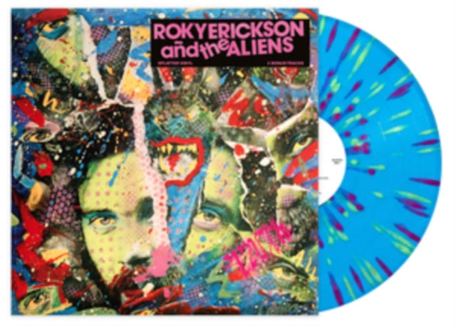Erickson,Roky & The Aliens - Roky Erickson & The Aliens (Cyan/Hot Pink Light/Neon Green Splatter Vinyl) (Vinyl) (US Import)
