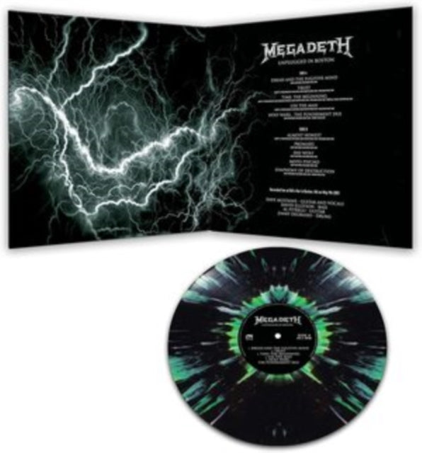 Megadeth - Unplugged In Boston (Green & Black Splatter Vinyl) (Vinyl) (US Import)