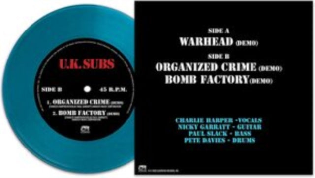 UK Subs - Warhead (Blue Vinyl) (Vinyl Single) (US Import)