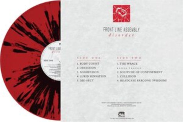 Front Line Assembly - Disorder (Red & Black Splatter Vinyl) (Vinyl) (US Import)