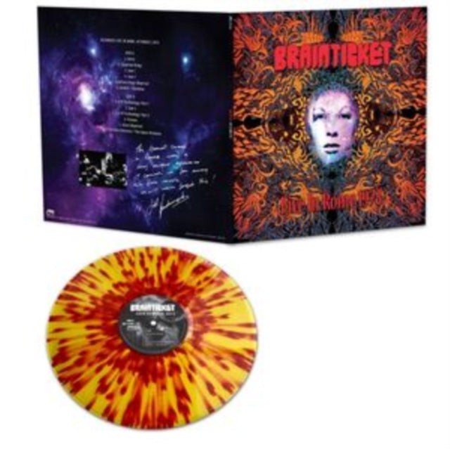 Brainticket - Live In Rome 1973 (Red/Yellow Splatter Vinyl) (Vinyl) (US Import)