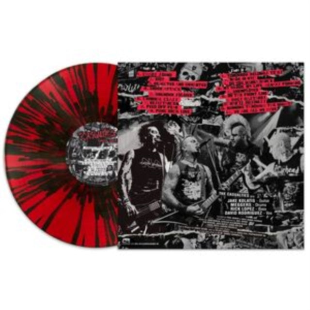 Casualties - Until Death: Studio Sessions (Red/Black Splatter Vinyl) (Vinyl) (US Import)