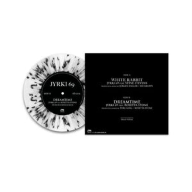 Jyrki 69 - White Rabbit (Black/White Splatter 7 Inch) (Vinyl Single) (US Import)