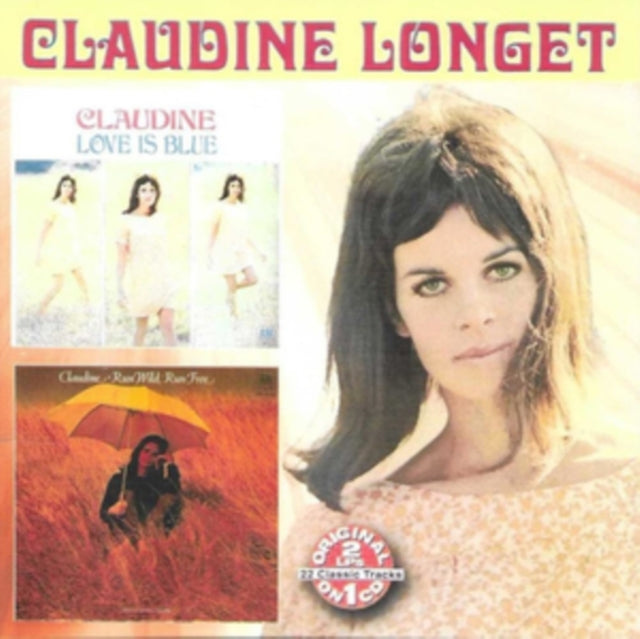 Claudine Longet - Love Is Blue / Run Wild / Run Free (CD)