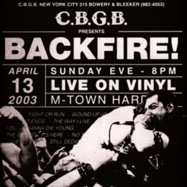 Backfire! - Live At CBGB (Splatter Vinyl) (Vinyl) (US Import)