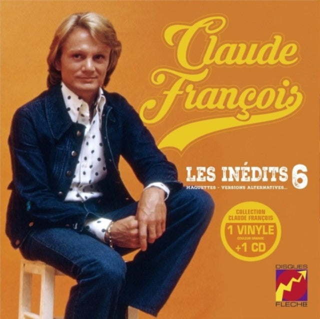 Claude Francois - Les Inedits Vol. 06 (Orange Vinyl) (Vinyl) (US Import)