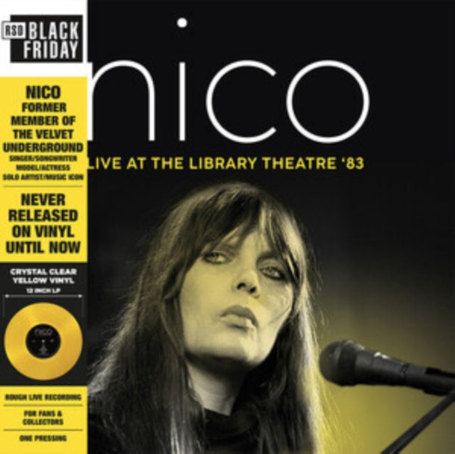Nico - Librairy Theatre '83 (Crystal Clear Yellow Tint Vinyl) (Vinyl) (US Import)