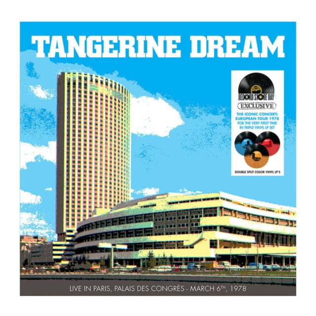 Tangerine Dream - Live In Paris, Palais Des Congres (Half Blue, Red, Orange Vinyl/2LP) (RSD) (Vinyl) (US Import)
