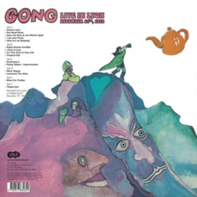 Gong - Live In Lyon, December 14, 1972 (2LP/Lava Lamp Effect Clear Blue, Green & Purple Vinyl) (RSD) (Vinyl) (US Import)
