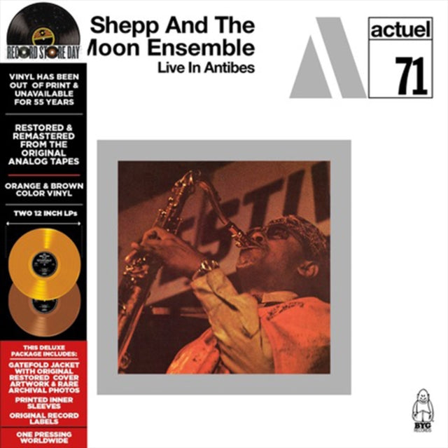 Shepp,Archie & The Full Moon Ensemble - Complete Live In Antibes (2LP/Deluxe/Orange/Brown Vinyl) (RSD) (Vinyl) (US Import)