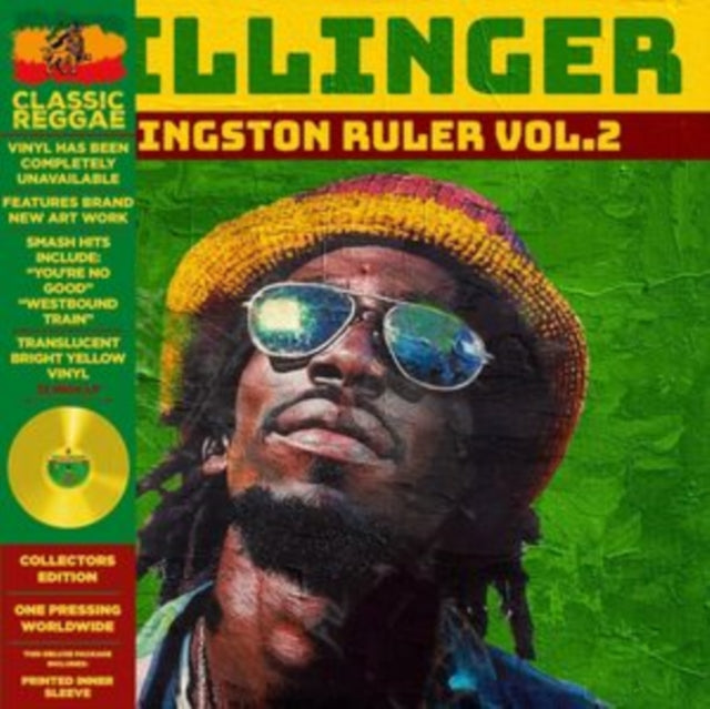 Dillinger - Kingston Ruler VOL.2 (Yellow Vinyl/Deluxe) (Vinyl) (US Import)