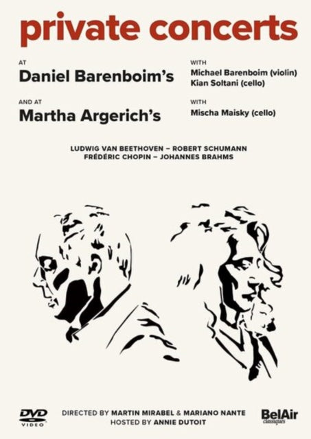 Daniel Barenboim; Michael Barenboim; Kian Soltani; Martha Argerich; Mischa Maisky - Private Concerts At Daniel Barenboim’s & At Martha Argerich’s (DVD) (Region 1 US Import)