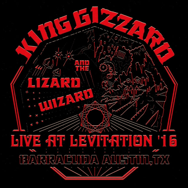 King Gizzard & The Lizard Wizard - Live At Levitation '16 (2LP/RED Vinyl) (Vinyl) (US Import)