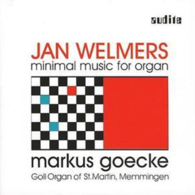 Unknown - Jan Welmers Minimal Music For Organ (CD)