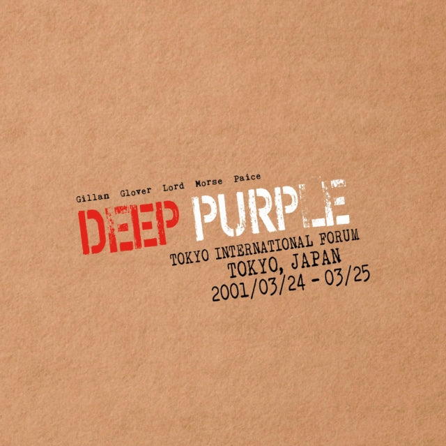 Deep Purple - Live In Tokyo 2001 (Red & Clear 'Flag Of Japan Vinyl/4LP) (Vinyl) (US Import)